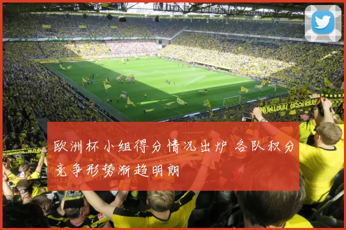 欧洲杯小组得分情况出炉 各队积分竞争形势渐趋明朗